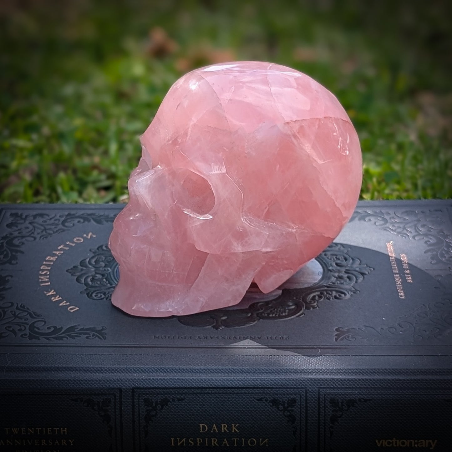 Rose Quartz Skull