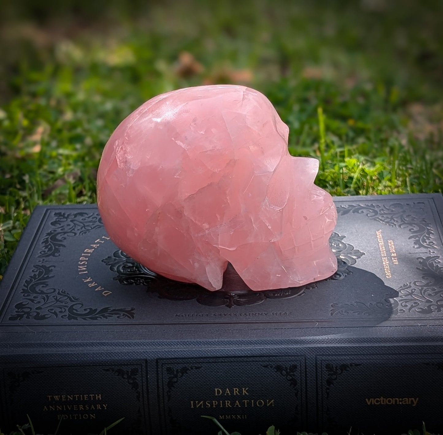 Rose Quartz Skull