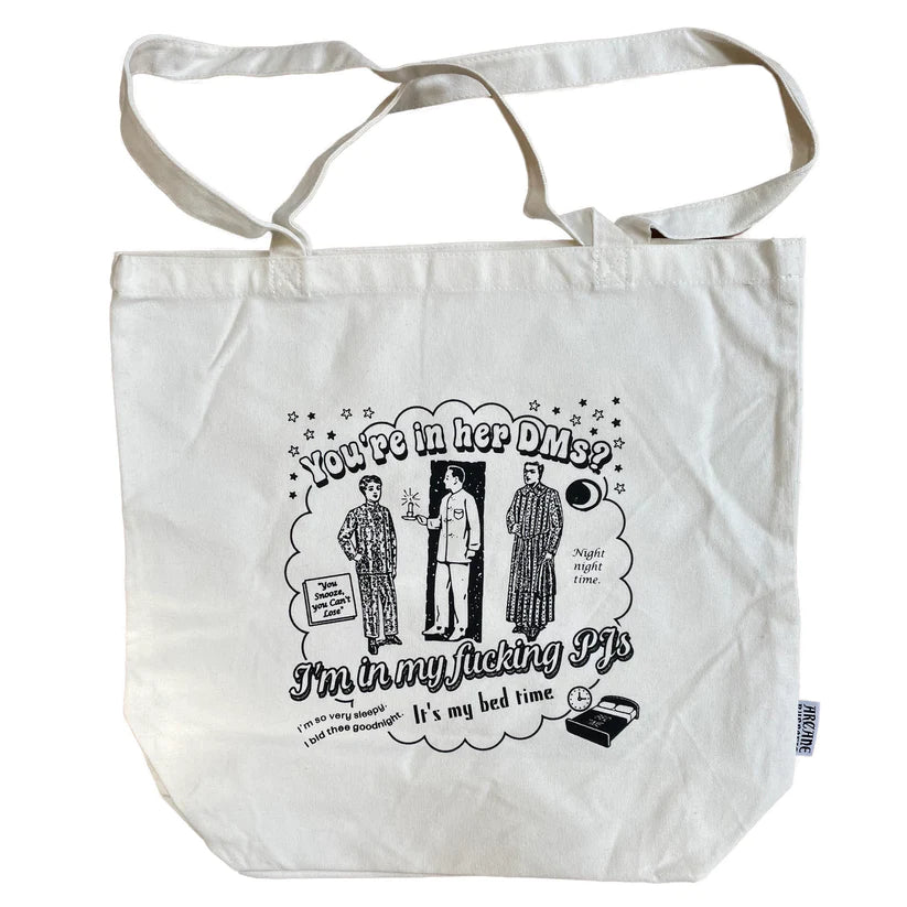 "In My PJs" - Tote Bag