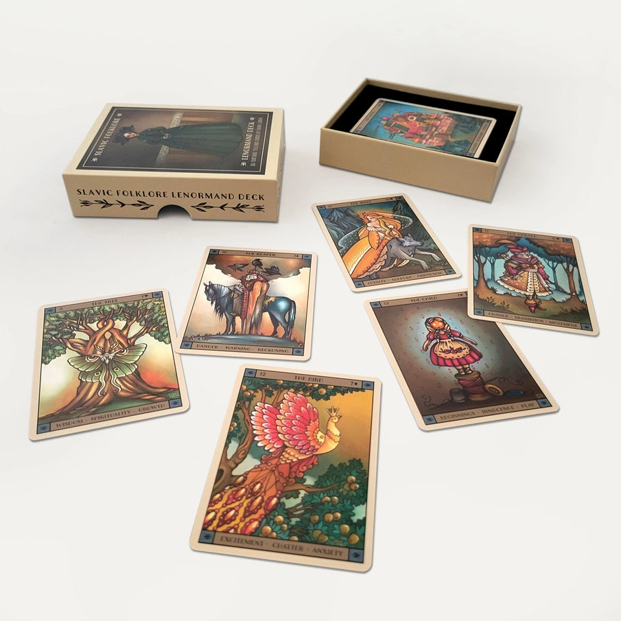 Slavic Folklore Lenormand Deck - Fortune Telling Cards by Fania Lorah